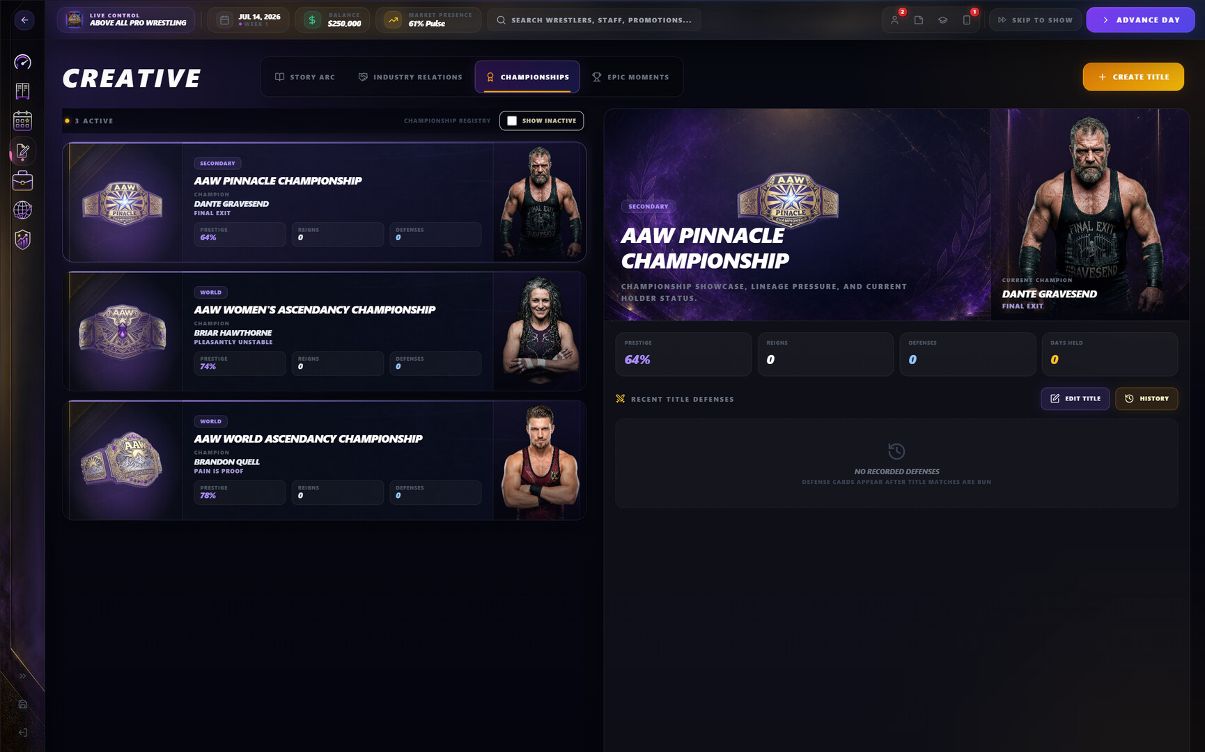 Believr Pro Wrestling screenshot