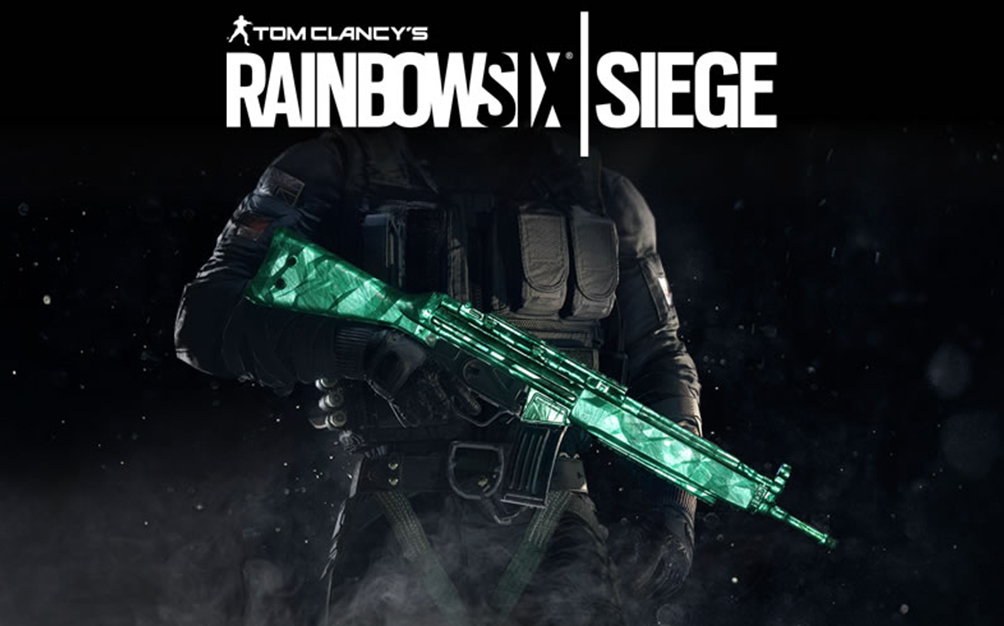 Tom Clancy's Rainbow Six® Siege - Emerald Weapon Skin Featured Screenshot #1