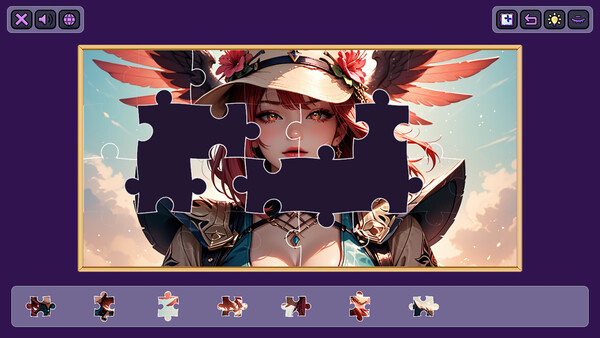 Screenshot 4 of Beauty Jigsaw Puzzles - final gameplay screenshot