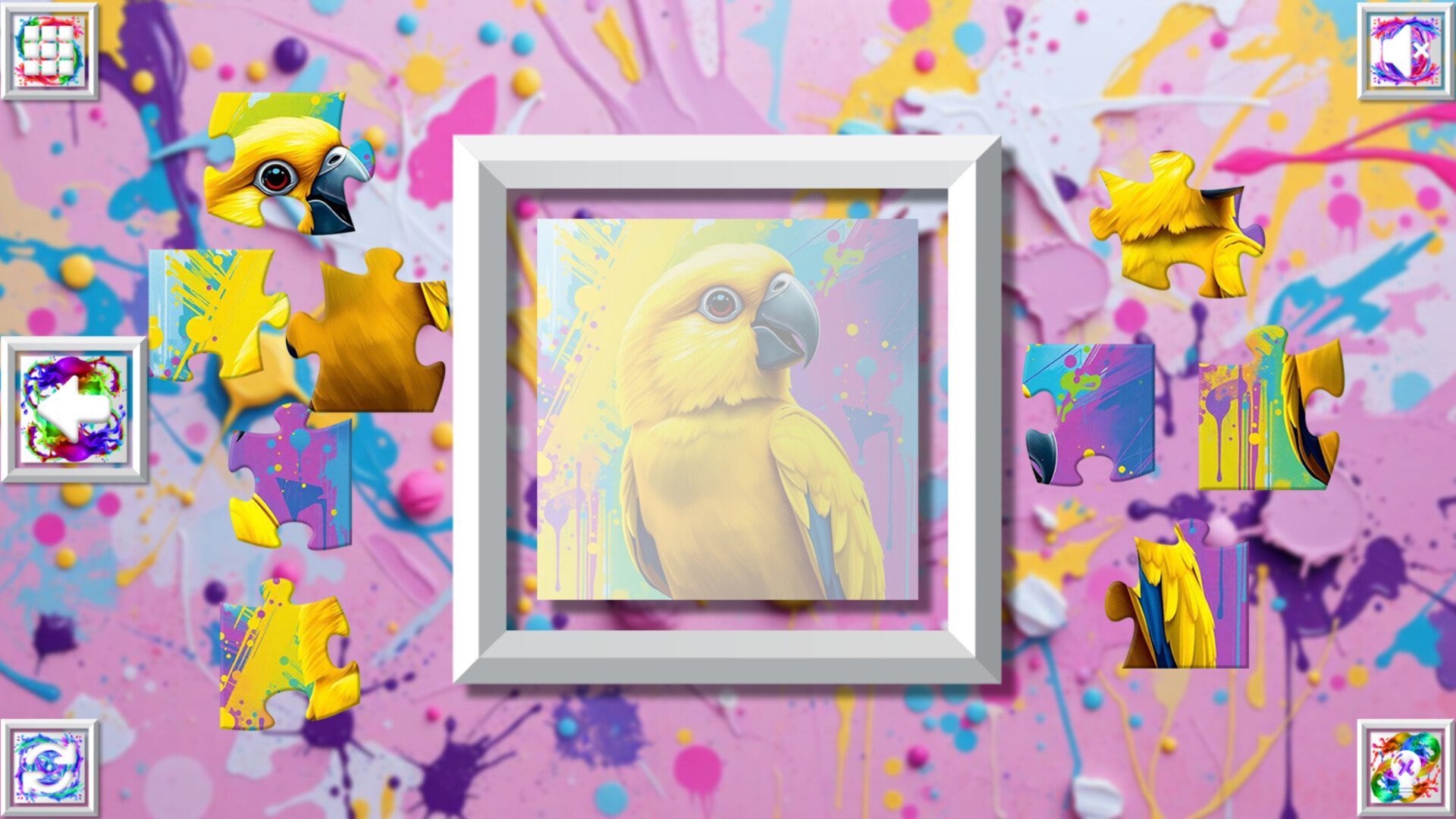 Color Splash: Parrots Featured Screenshot #1