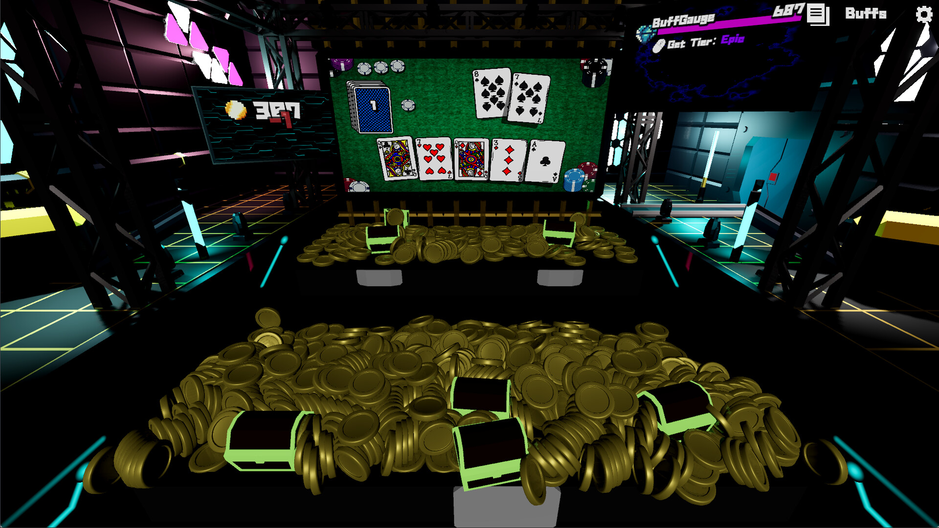 Crazy Coin Poker screenshot #2