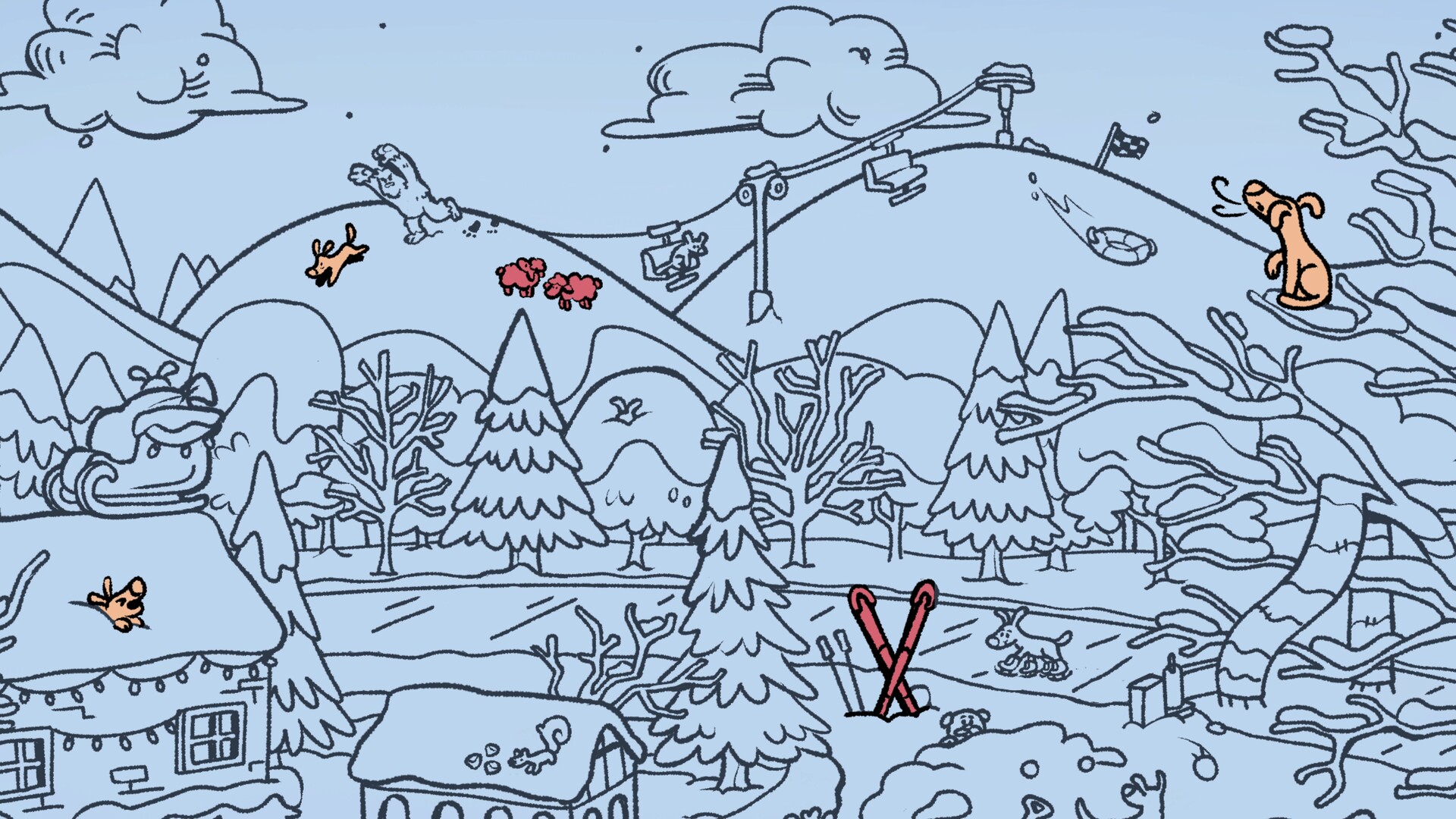 Hidden Dogs: In the Dog House - Winter Wonderland Featured Screenshot #1