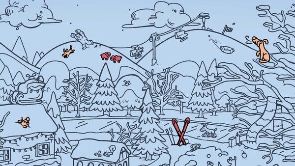 Hidden Dogs - Winter Wonderland screenshot 1