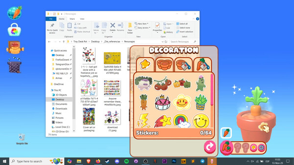 Screenshot 3 of Tiny Desk Pot - more gameplay footage