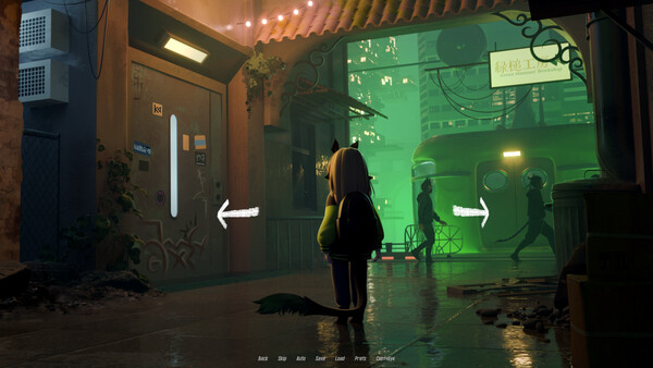 Screenshot of Nevarune gameplay showing in-action mechanics