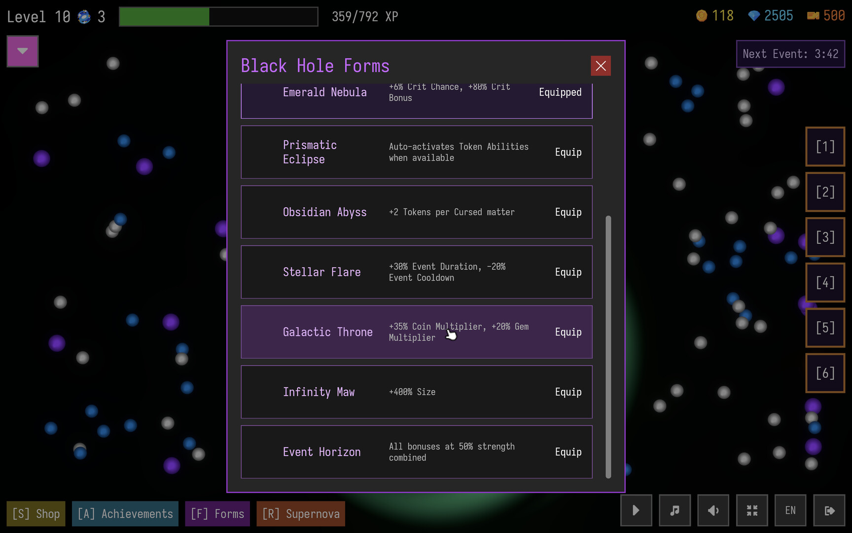 Supernova Idle screenshot #5