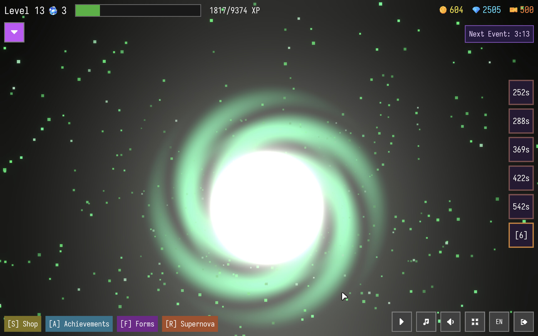 Supernova Idle screenshot #4