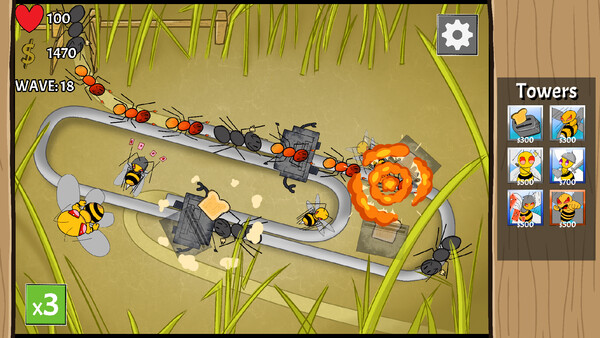 Hivefront TD game for windows Pc 1