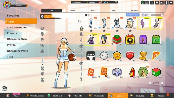 Freestyle2 - Winter Snow Santa Outfit Set (F) screenshot 3