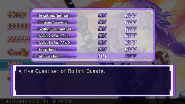 Hyperdimension Neptunia U Difficult Quest