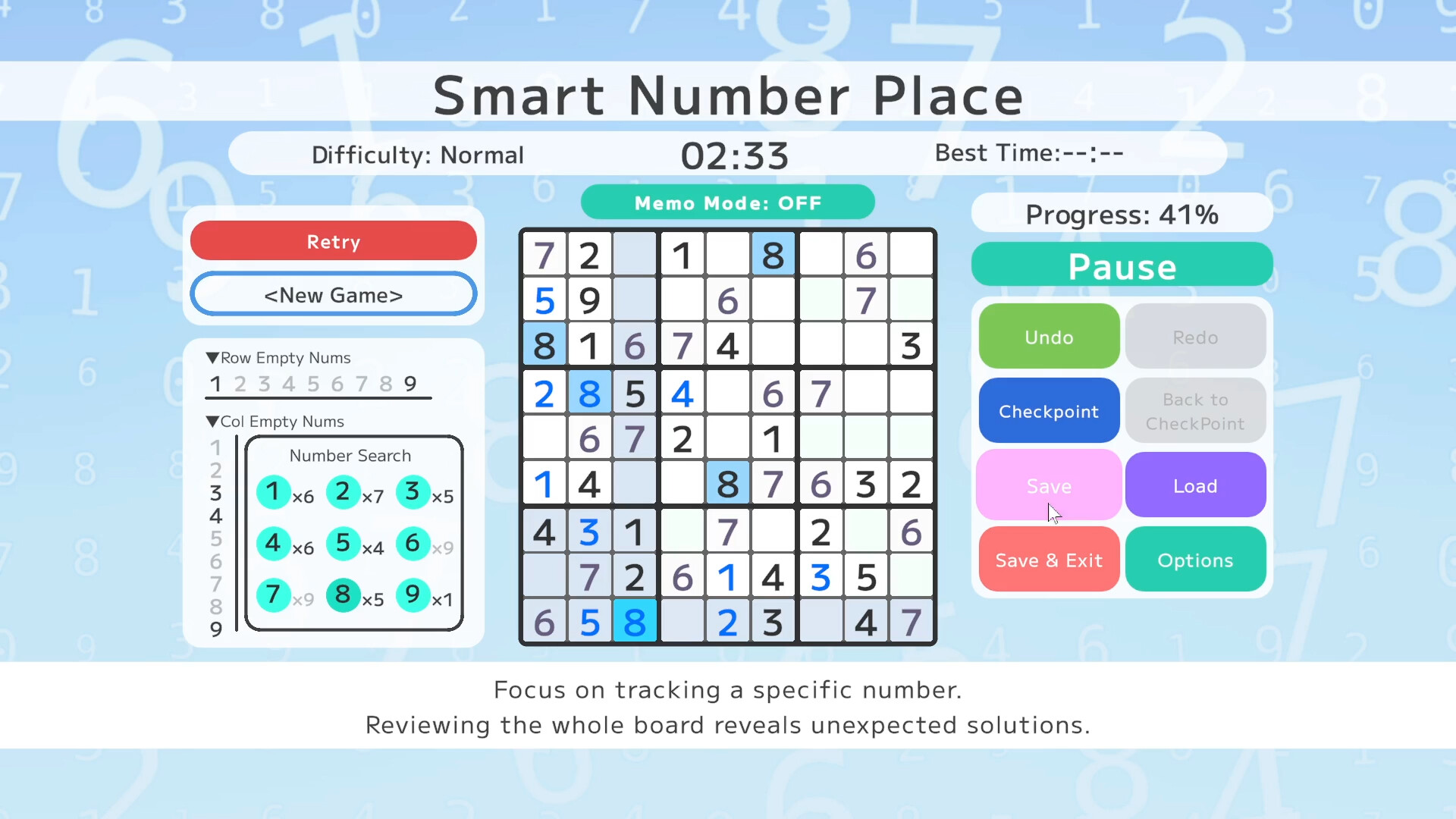 Smart Number Place screenshot #1