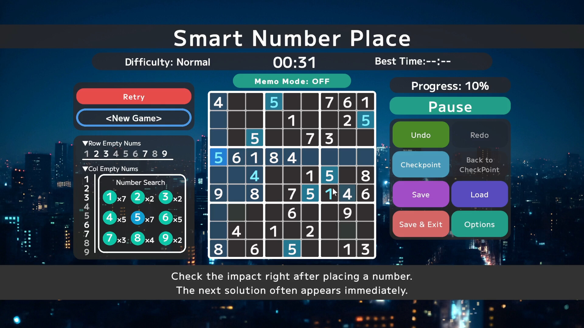 Smart Number Place screenshot #4