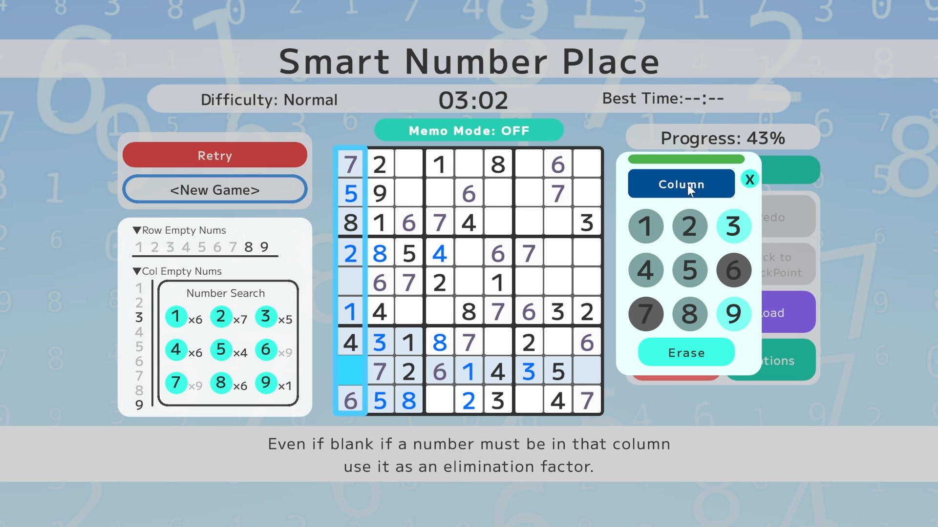 Smart Number Place screenshot #3