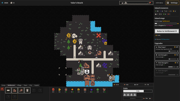 Clicky Islands gameplay screenshot