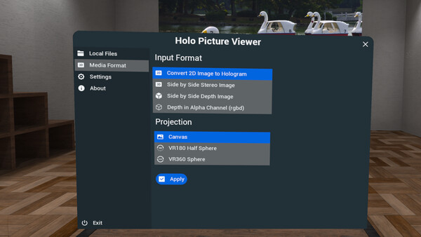 Holo Picture Viewer game for Linux 1