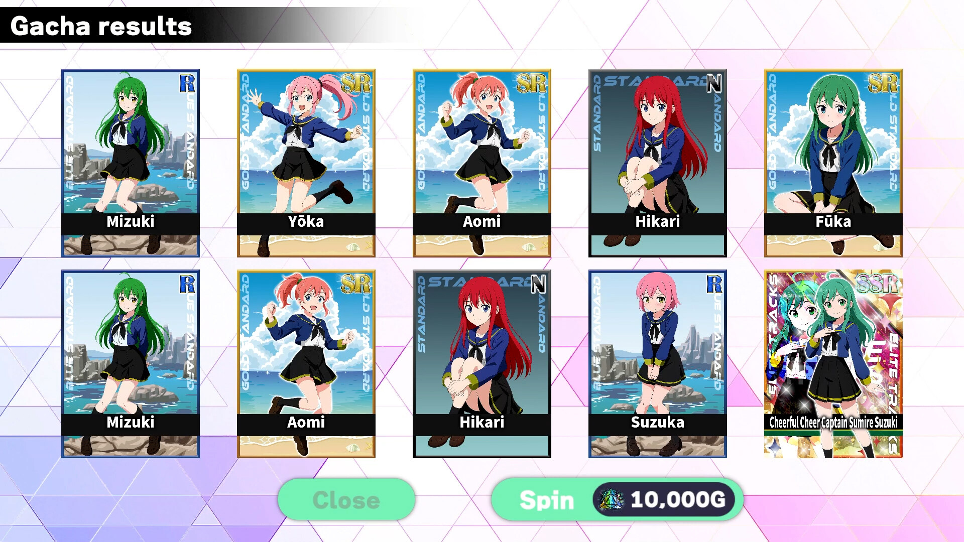 Schoolgirl Card Pull Simulator screenshot #3