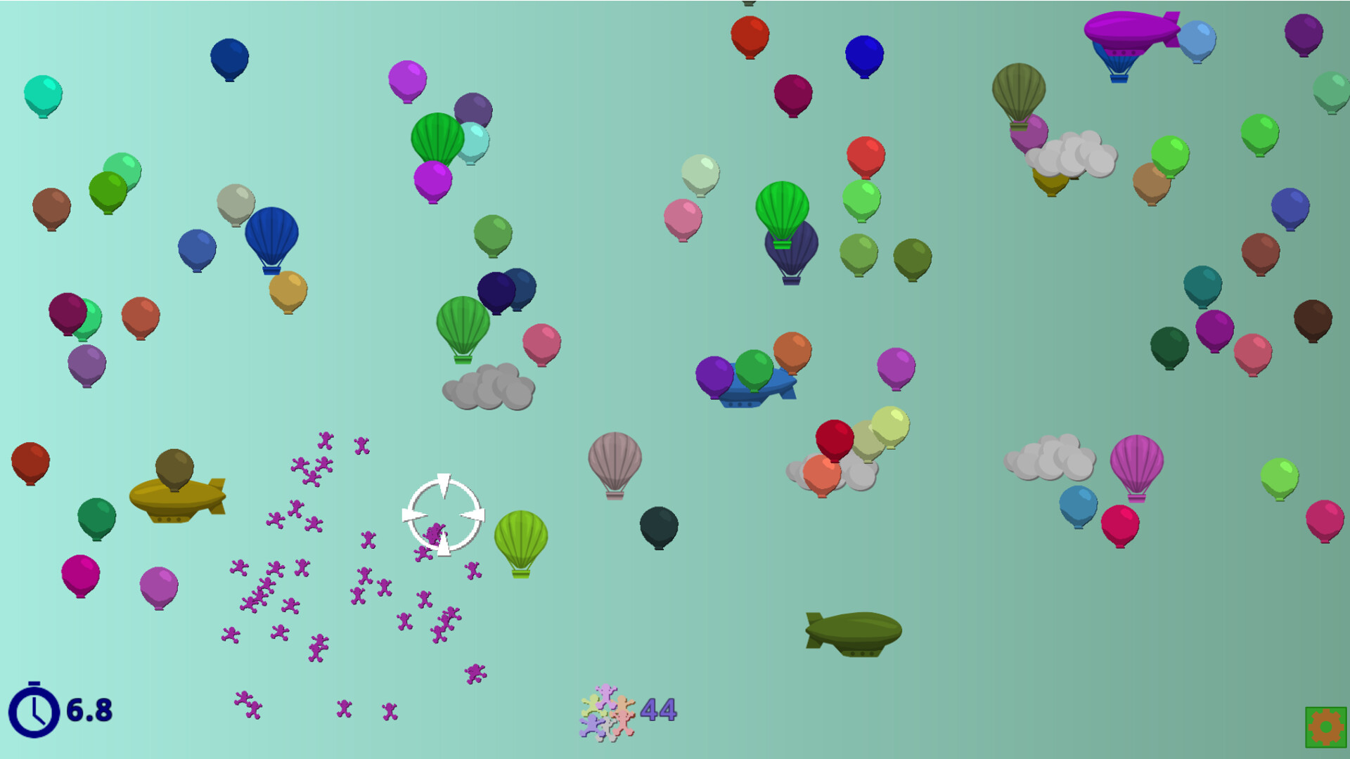 Pop Balloons and Drop People screenshot #1