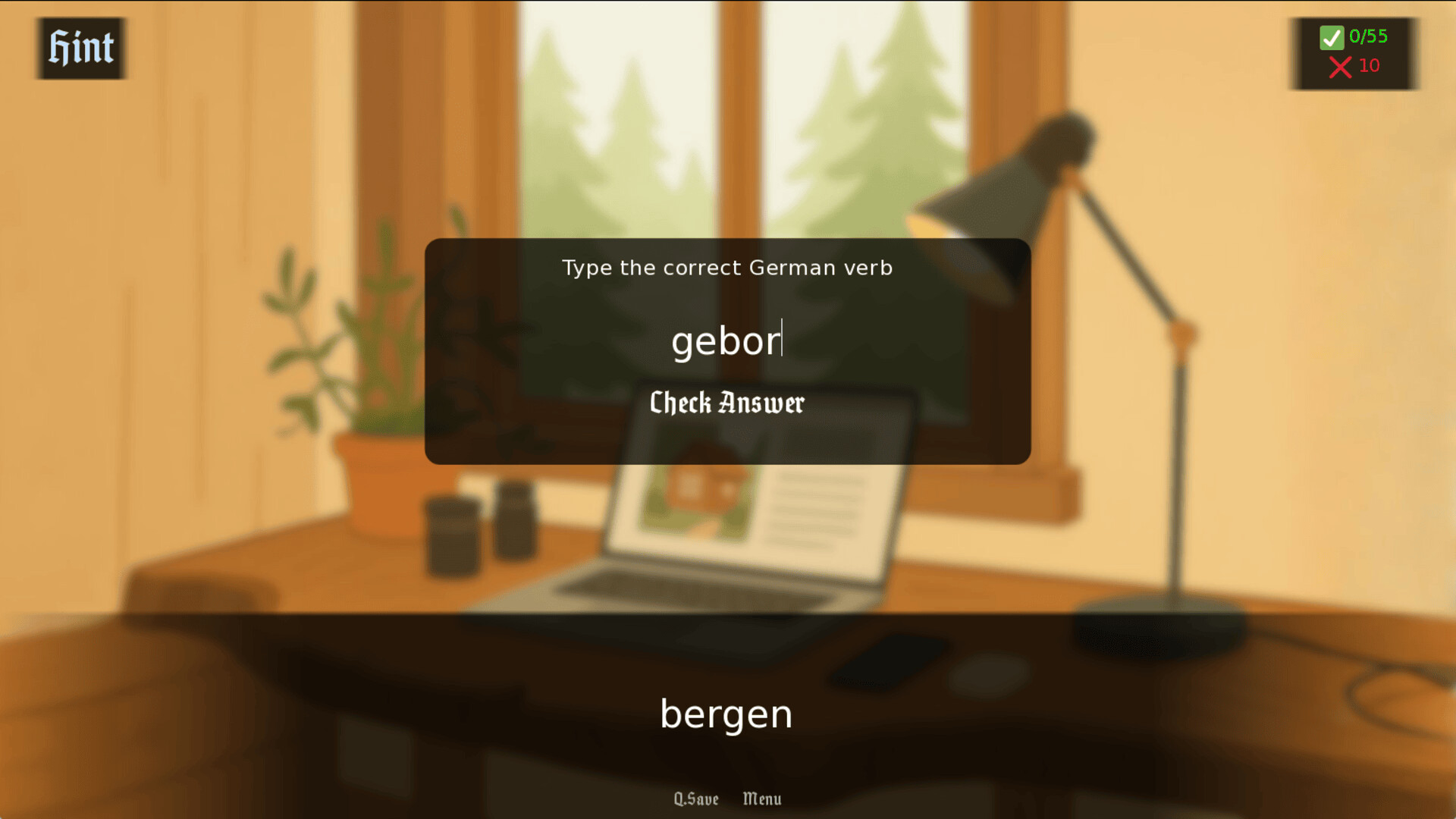 VerbMeister screenshot #1