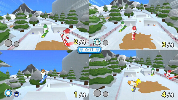 Slide! Throw! Snow Party game for Linux 1