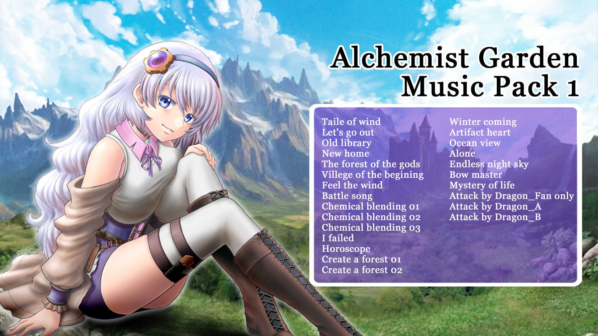 #2. Pixel Game Maker MV - Alchemist Garden Music Pack1 (Steam) By: Gotcha Gotcha Games