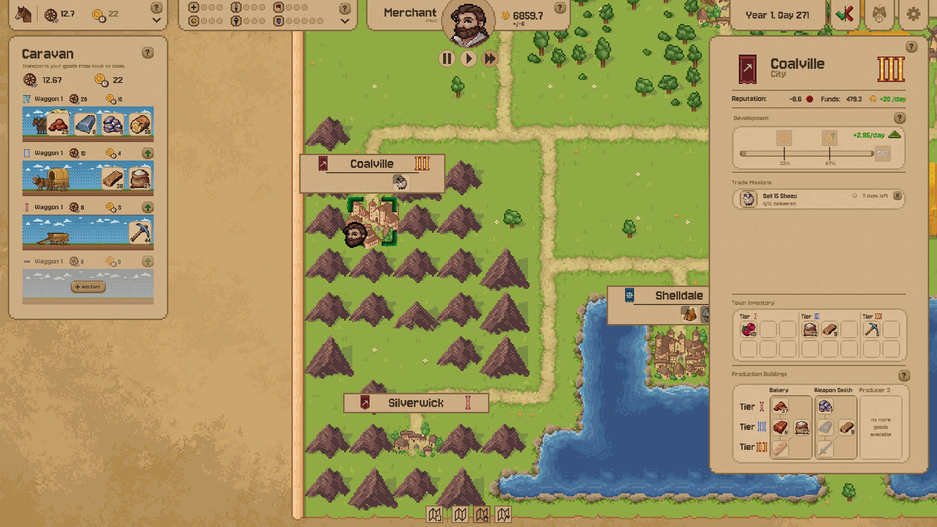 Medieval Merchant screenshot #2