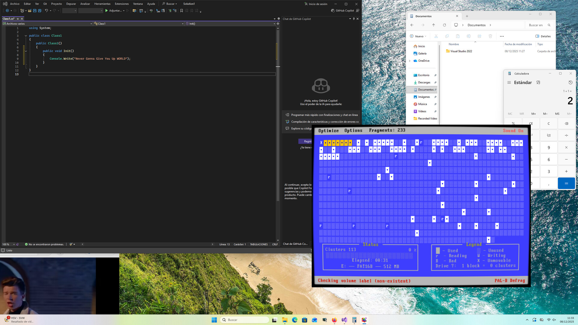 Idle Defragmenter 95 screenshot #1