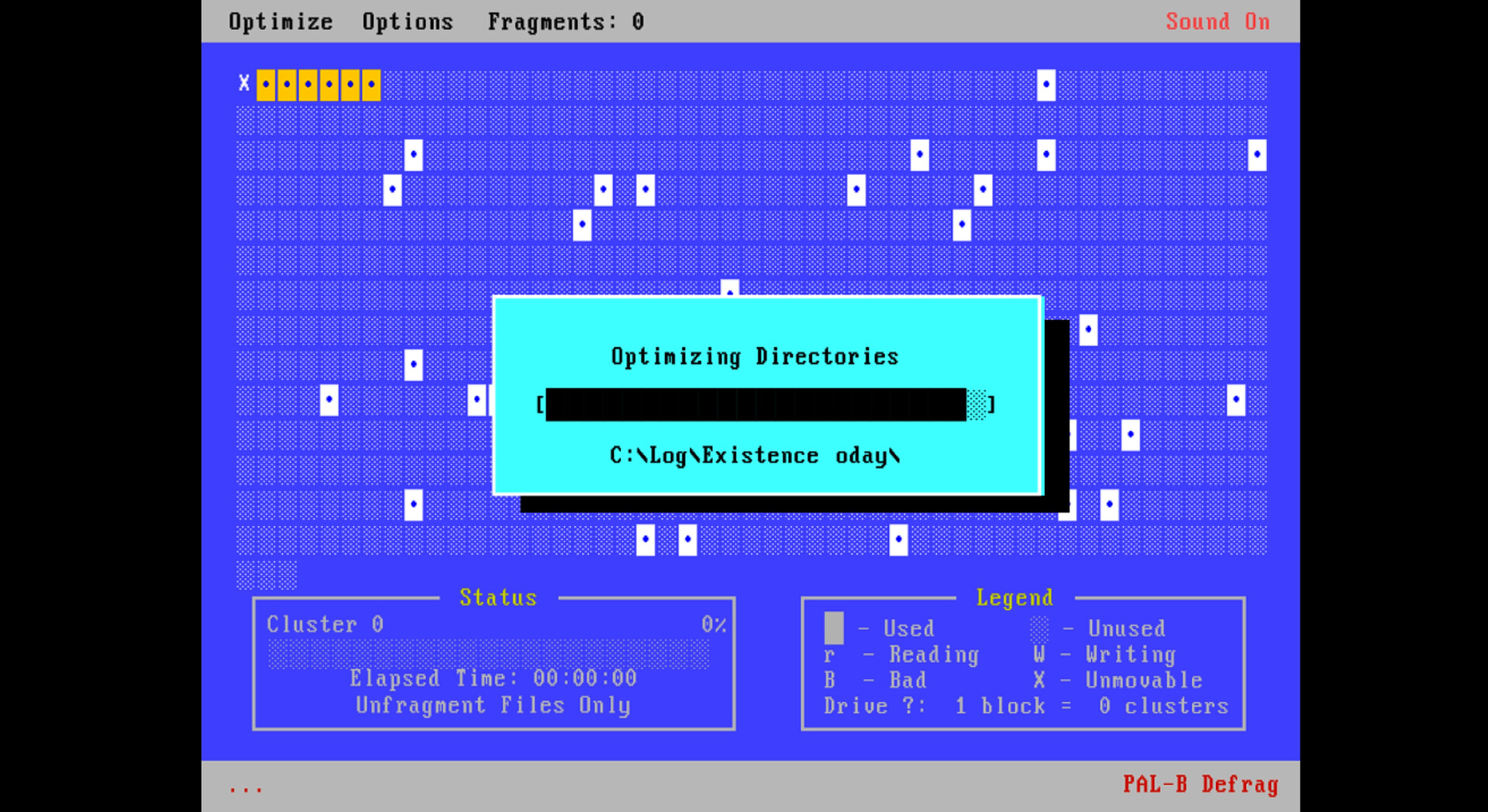 Idle Defragmenter 95 screenshot #2