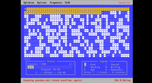 Idle Defragmenter 95 game for Linux 1