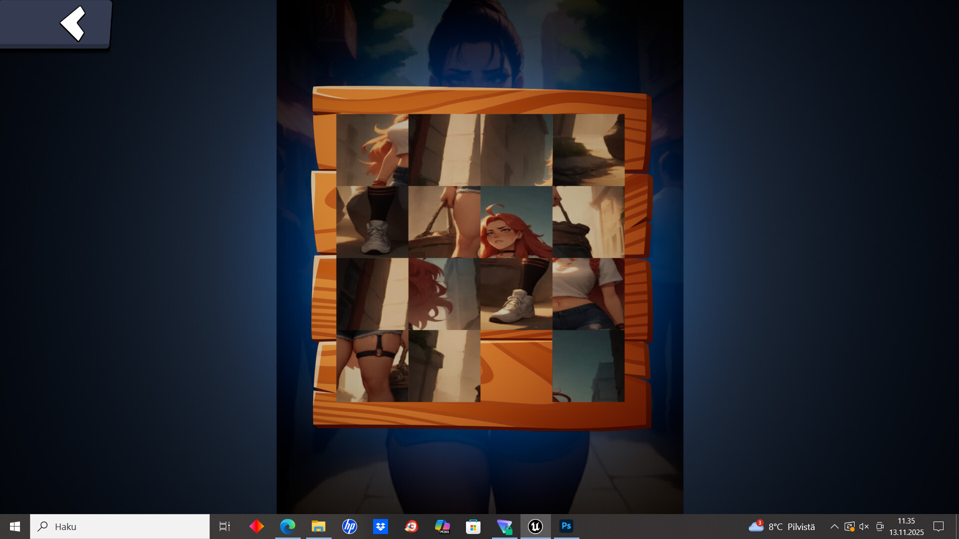 Saylor Anime Puzzle screenshot #1