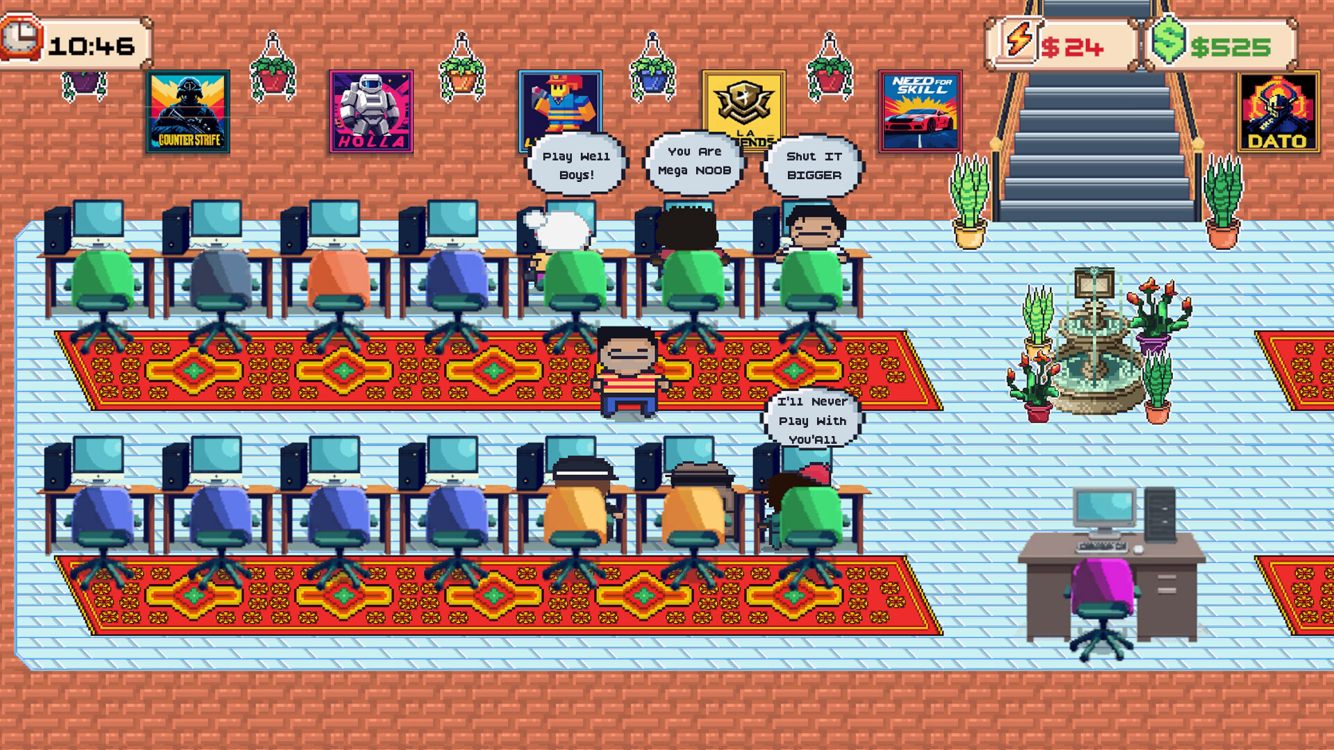 Shahin's Game Cafe : Funny Tycoon screenshot #2