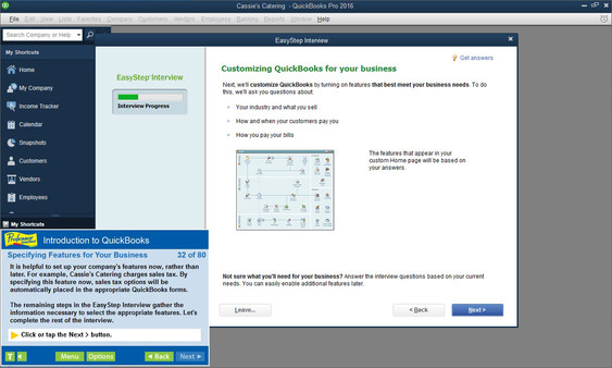 Professor Teaches QuickBooks 2016 screenshot 1