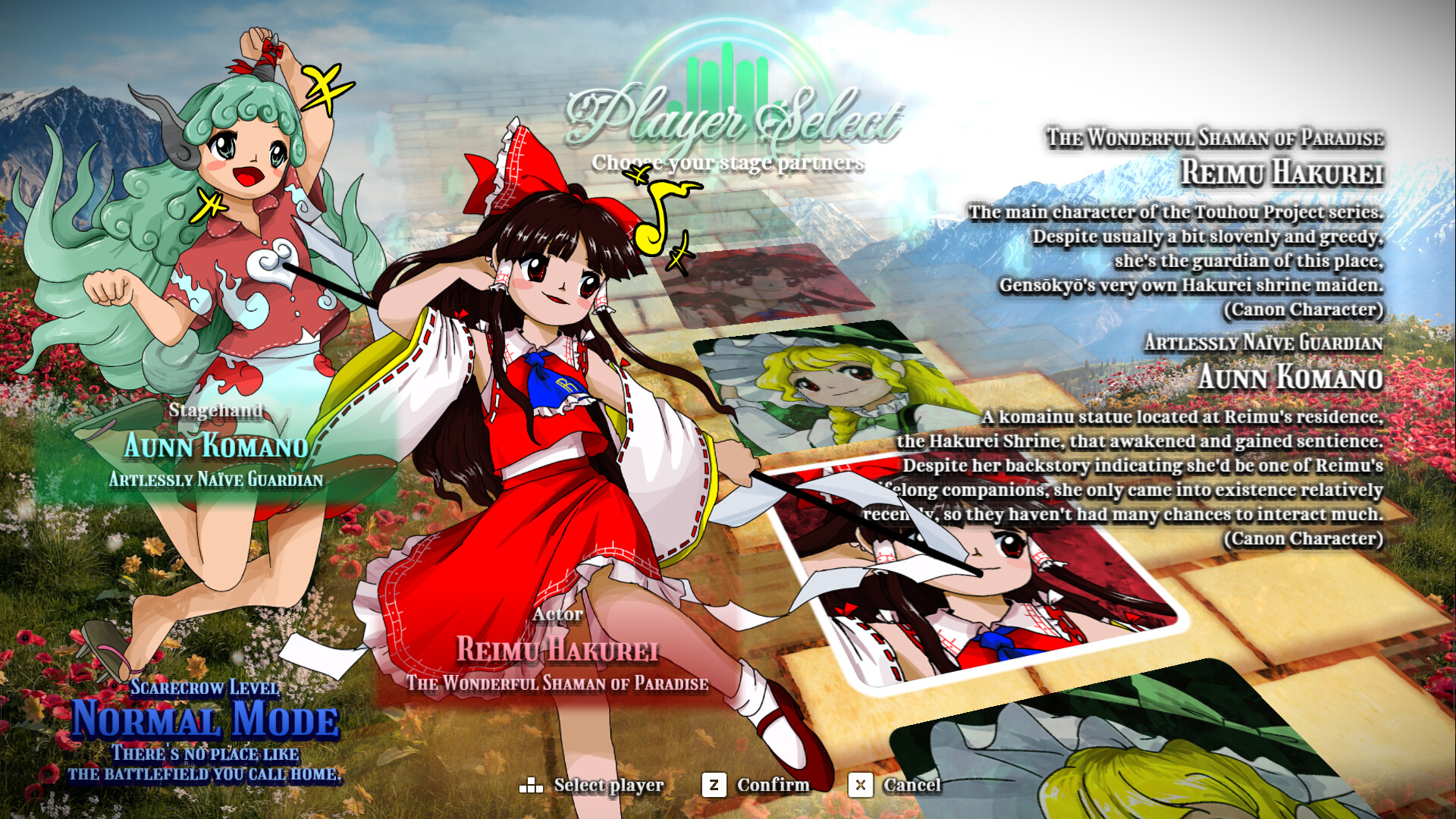 Touhou Sousenkyou ~ Land of Oracular Zeitgeist screenshot 2