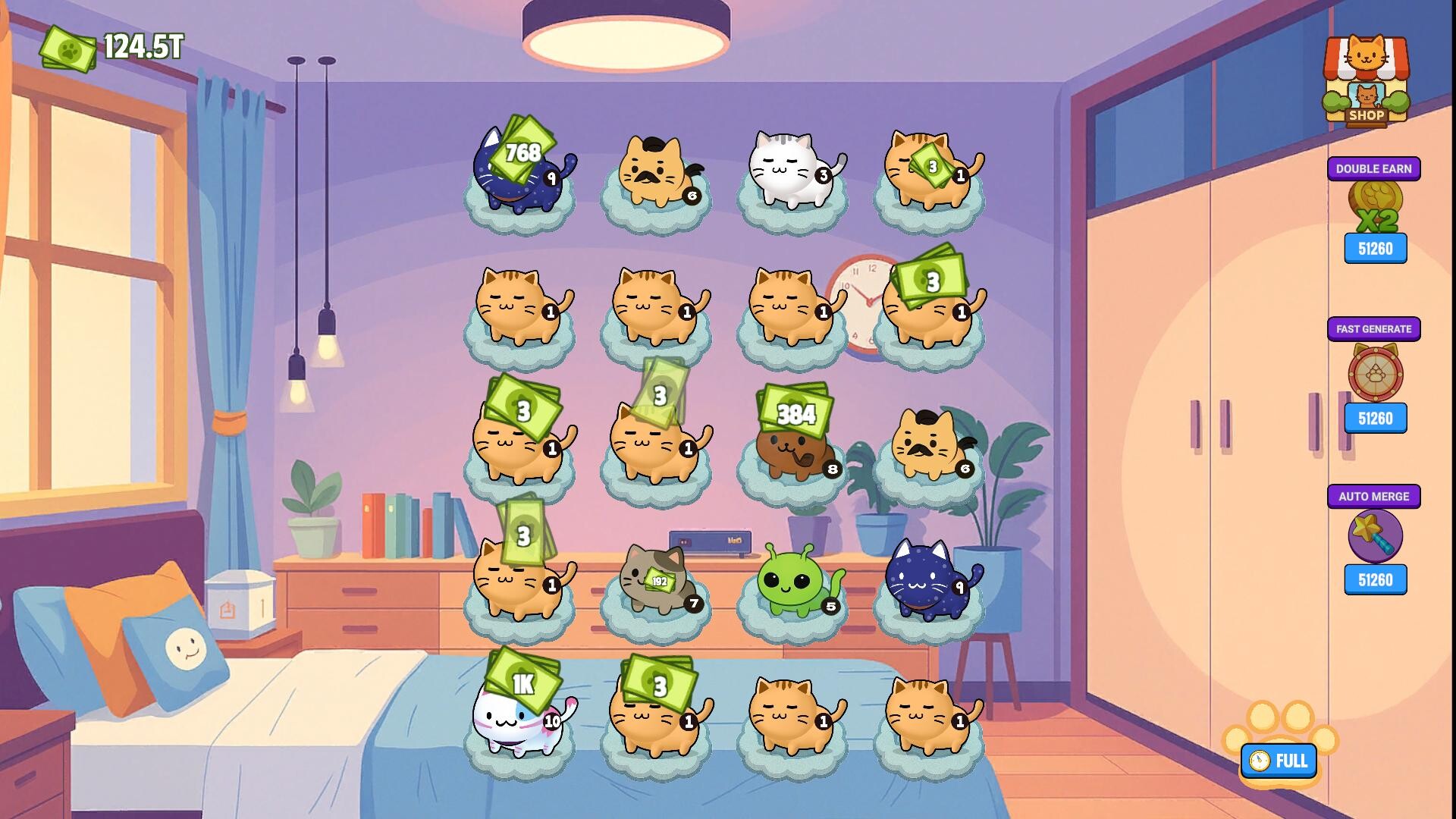 Merge Cats Idle Evolution screenshot #5