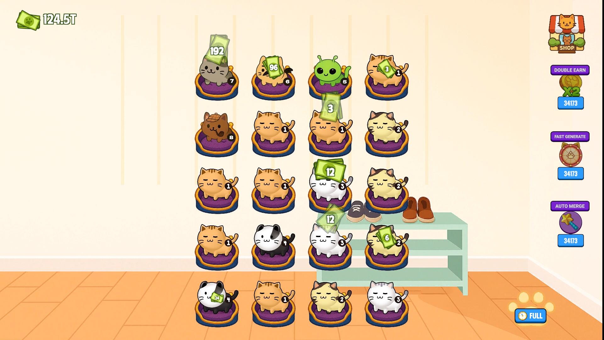 Merge Cats Idle Evolution screenshot #2