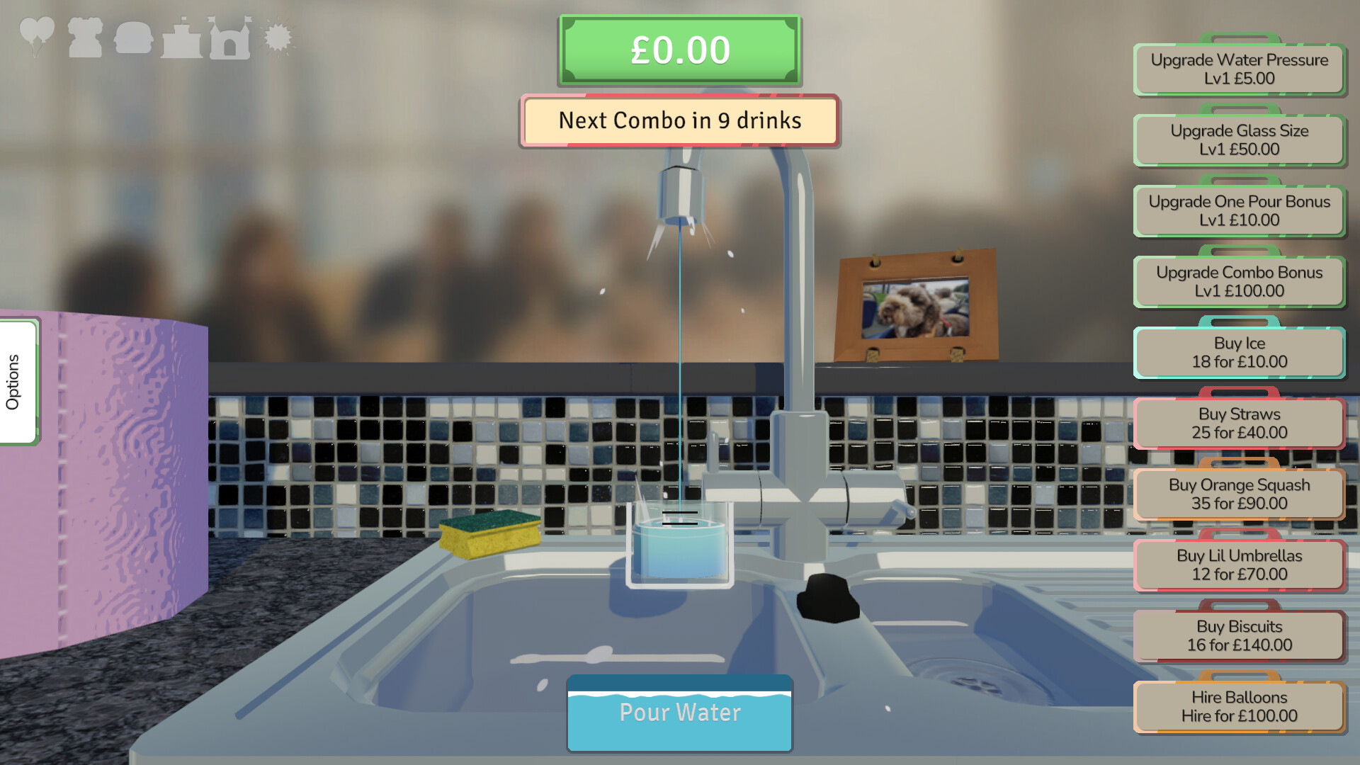 A stupid game about pouring drinks for the P.T.A. screenshot #1