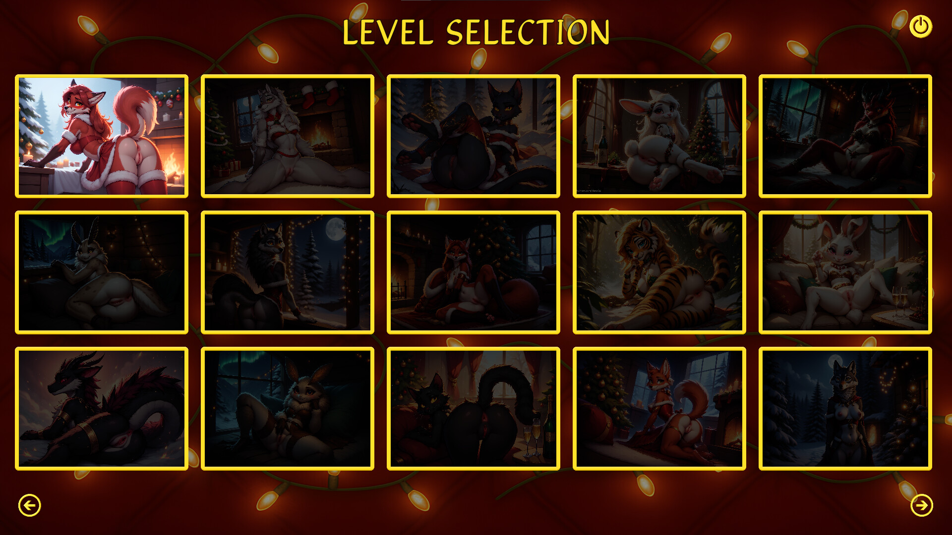 Furry Christmas Temptation – Naughty Jigsaw screenshot #11