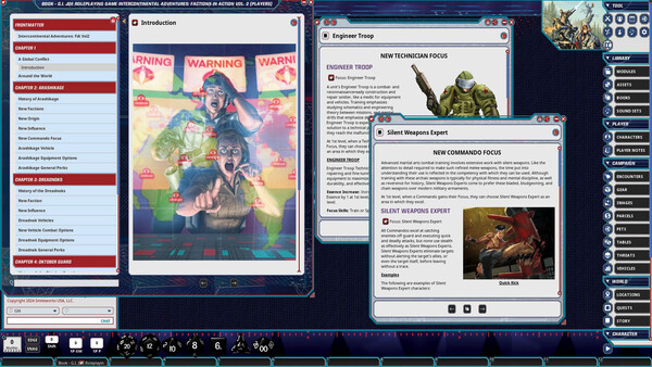 Fantasy Grounds - G.I. JOE Roleplaying Game Intercontinental Adventures: Factions in Action Vol. 2 screenshot 3