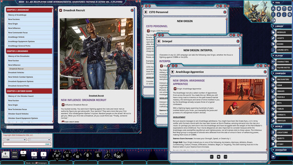 Fantasy Grounds - G.I. JOE Roleplaying Game Intercontinental Adventures: Factions in Action Vol. 2 screenshot 4