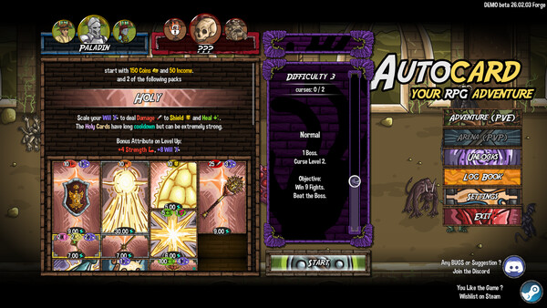 Autocard - Your RPG Adventure screenshot