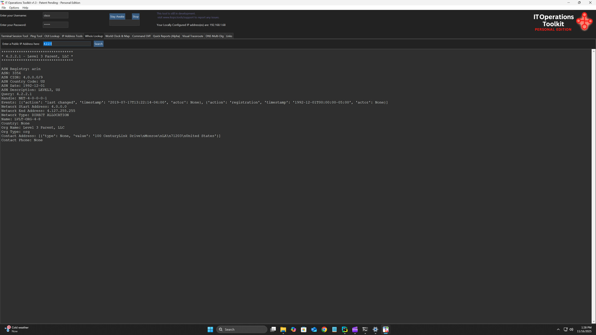 IT Operations Toolkit Personal Edition screenshot 6