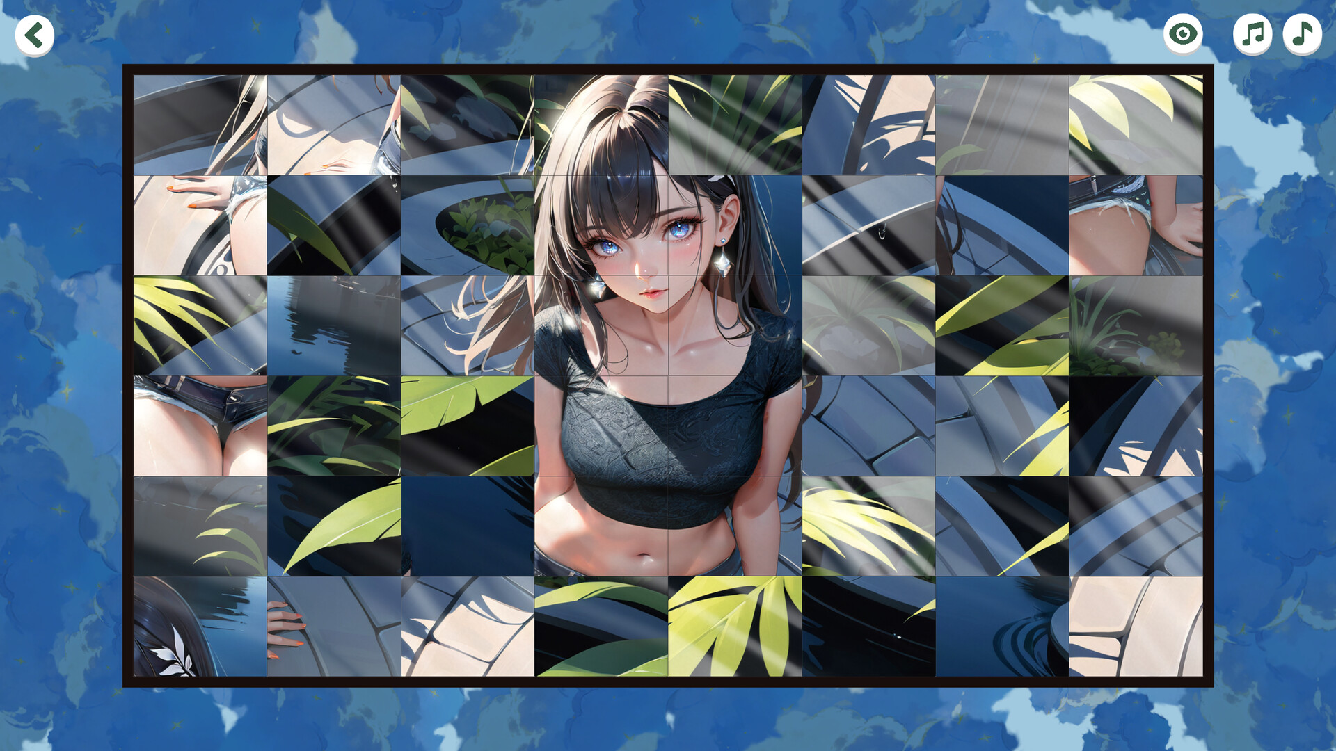 Sexy Girls Posing Puzzle screenshot #12