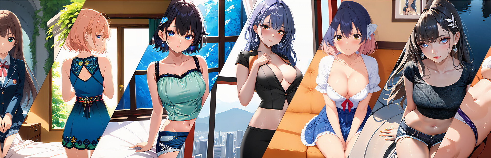 Sexy Girls Posing Puzzle