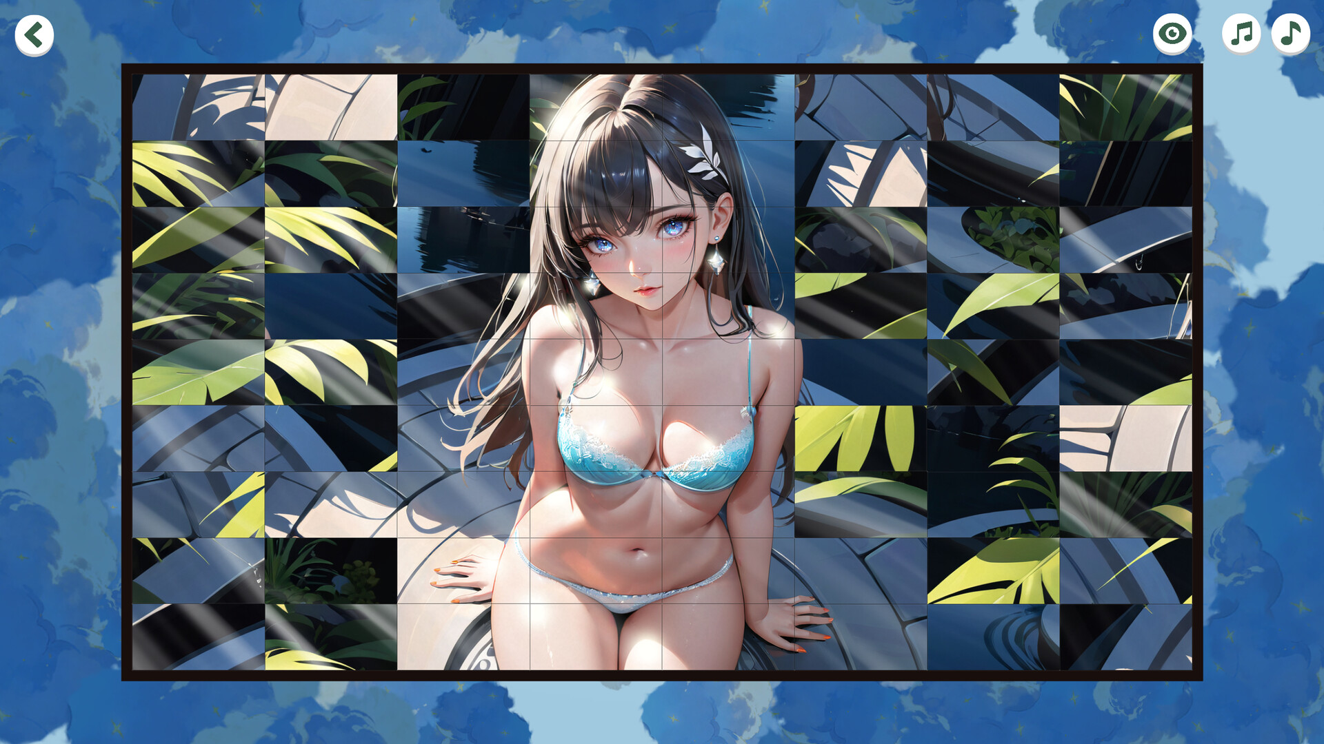 Sexy Girls Posing Puzzle screenshot #4