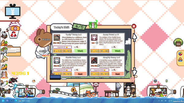 hop to bunny restaurant! screenshot 5