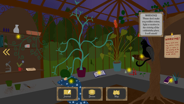 Screenshot of Death at Sycamore Hall gameplay showing in-action mechanics