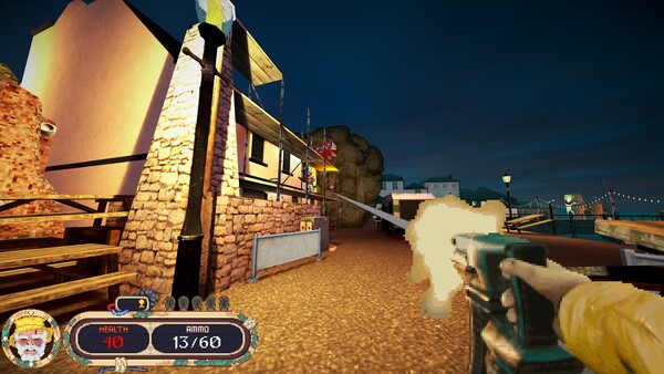 Screenshot of BRINE gameplay showing in-action mechanics