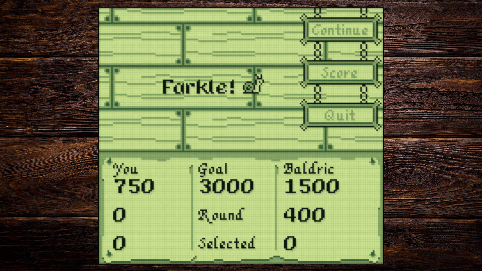 Tavern Farkle GB screenshot #2