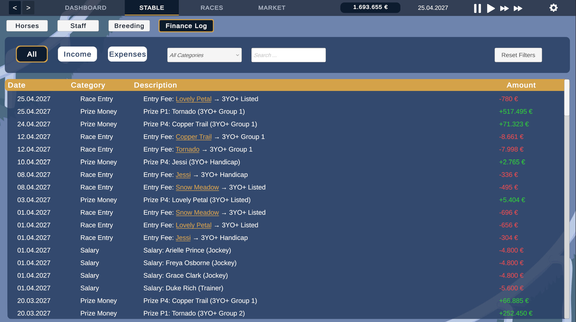 Golden Stables - Horse Racing screenshot 5