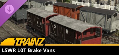 Trainz 2022 DLC - LSWR 10T Brake Vans