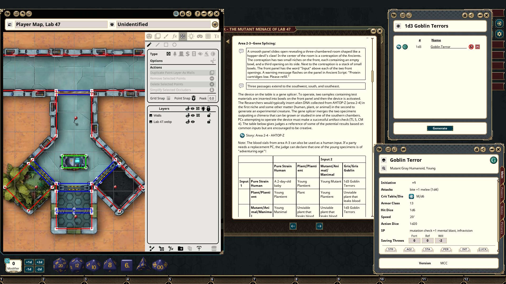 #2. Fantasy Grounds - Mutant Crawl Classics #15: The Mutant Menace of Lab 47 (Steam) 由: SmiteWorks USA, LLC